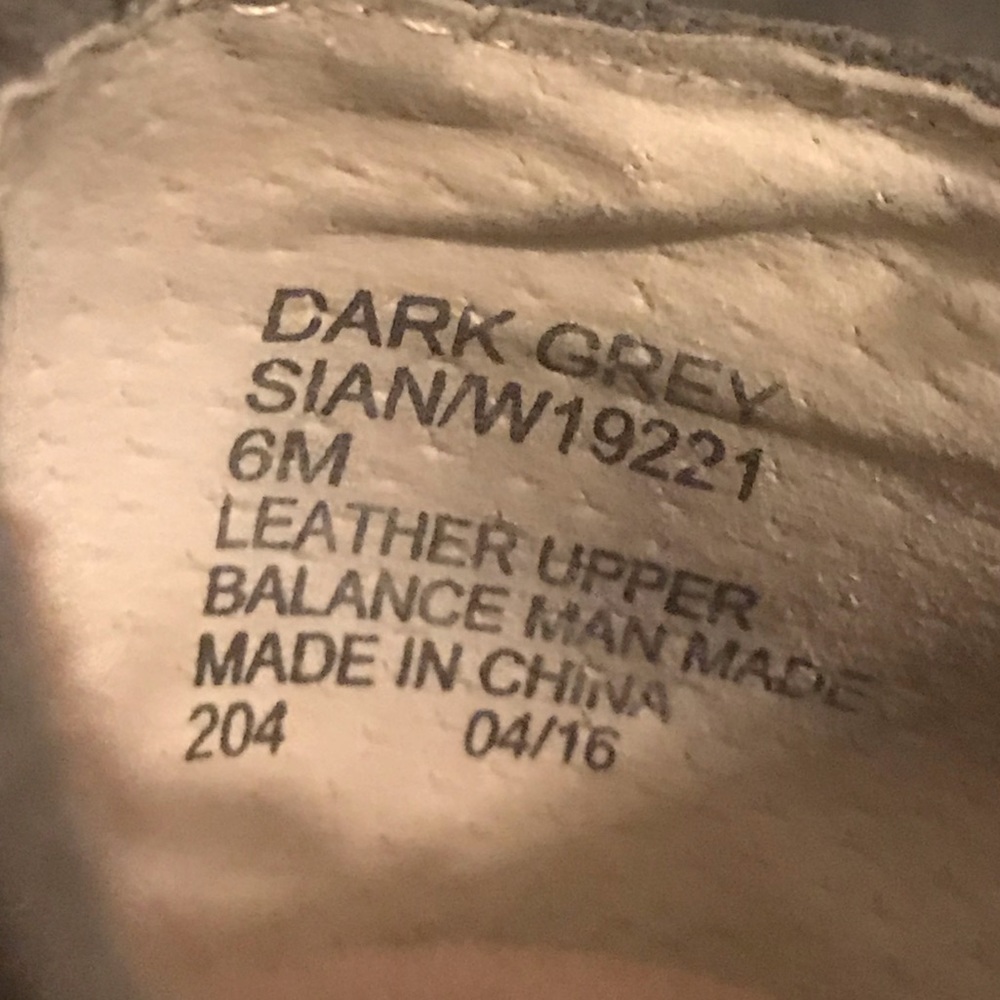 Cynthia Rowley gray Oxford leather shoes - Picture 7 of 7